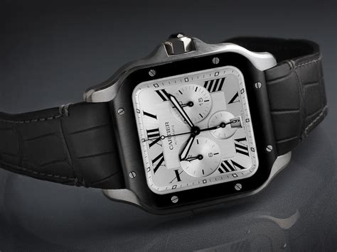 cartier santos dimensions|cartier santos 100 chronograph.